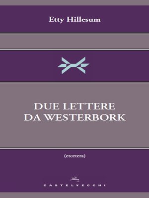 cover image of Due lettere da Westerbork